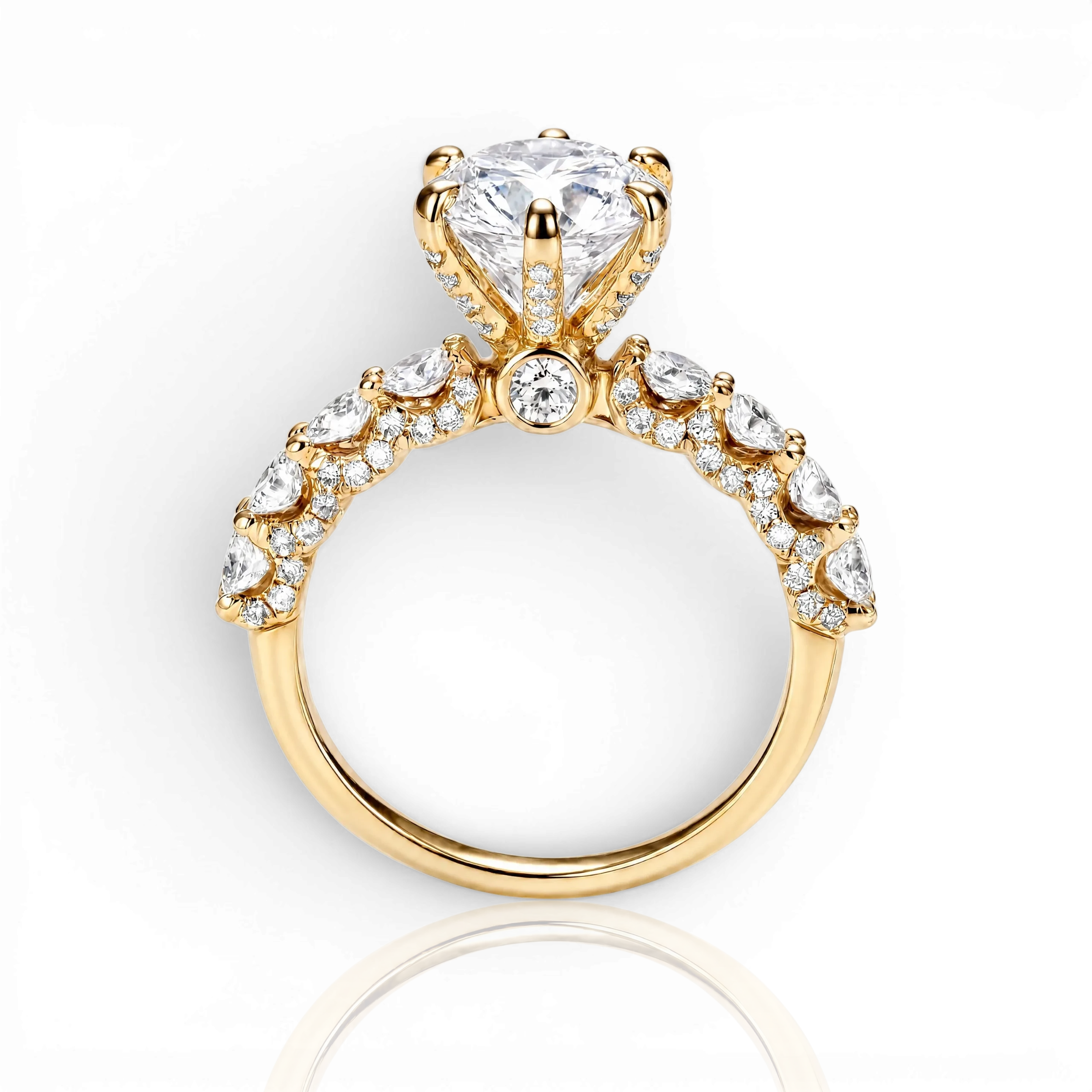 18K Yellow Gold Vermeil / 2.00 CARAT