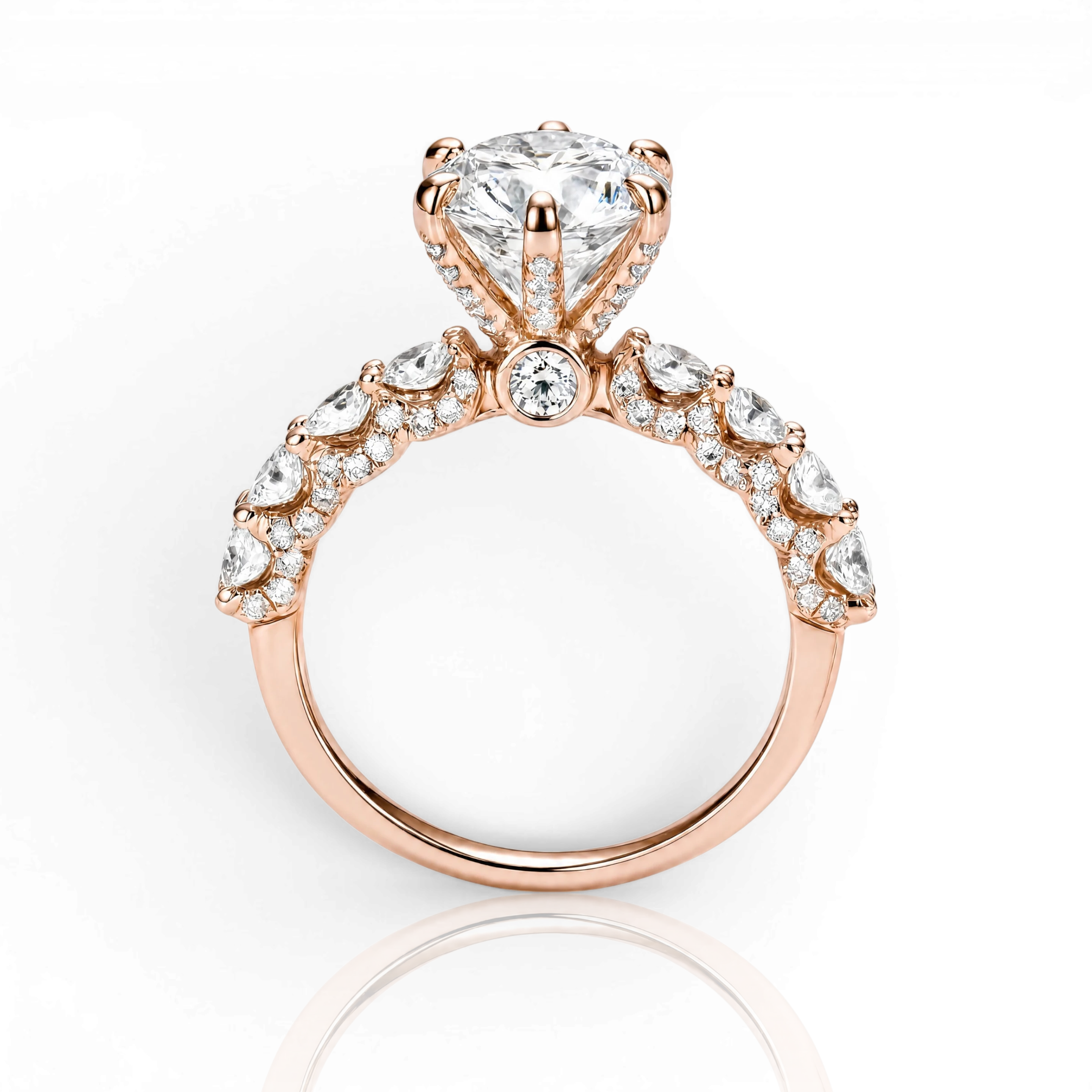 18K Rose Gold Vermeil / 2.00 CARAT