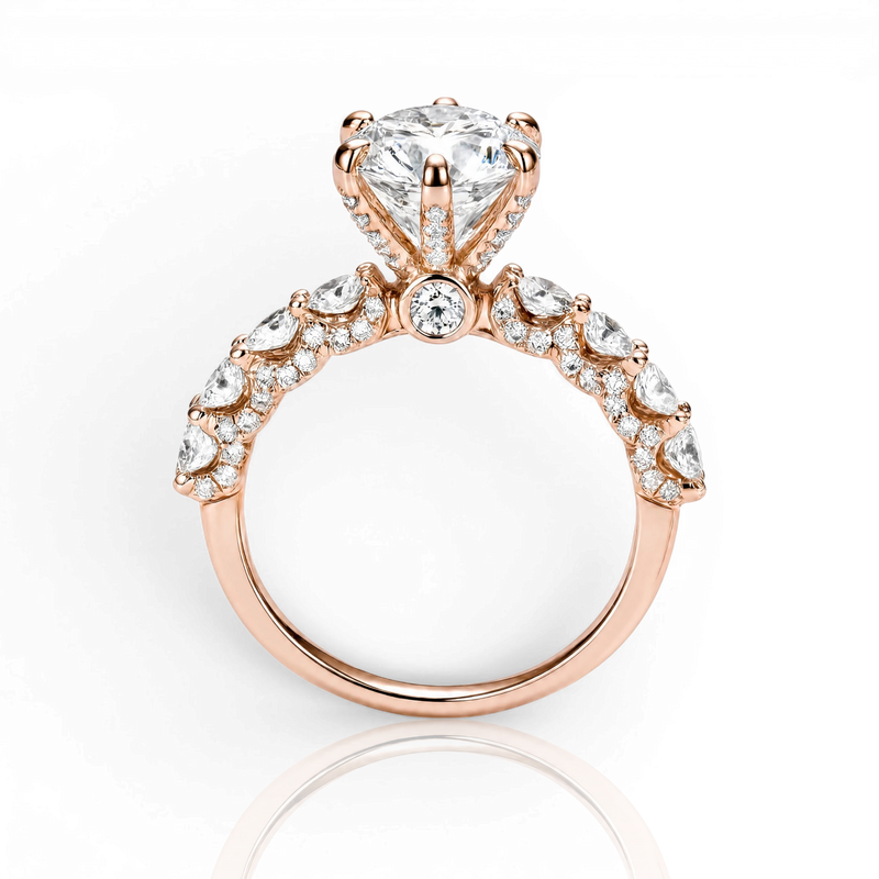 18K Rose Gold Vermeil / 2.00 CARAT