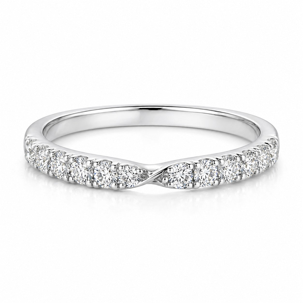 18K White Gold Vermeil