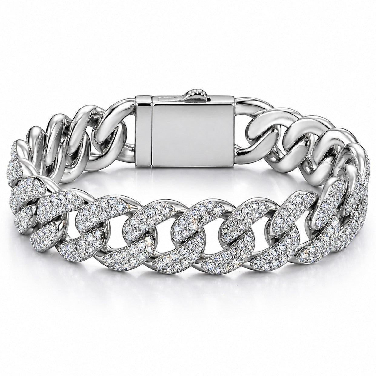 18K White Gold Vermeil