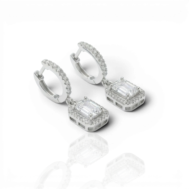 18K White Gold Vermeil / 1.00 CARAT