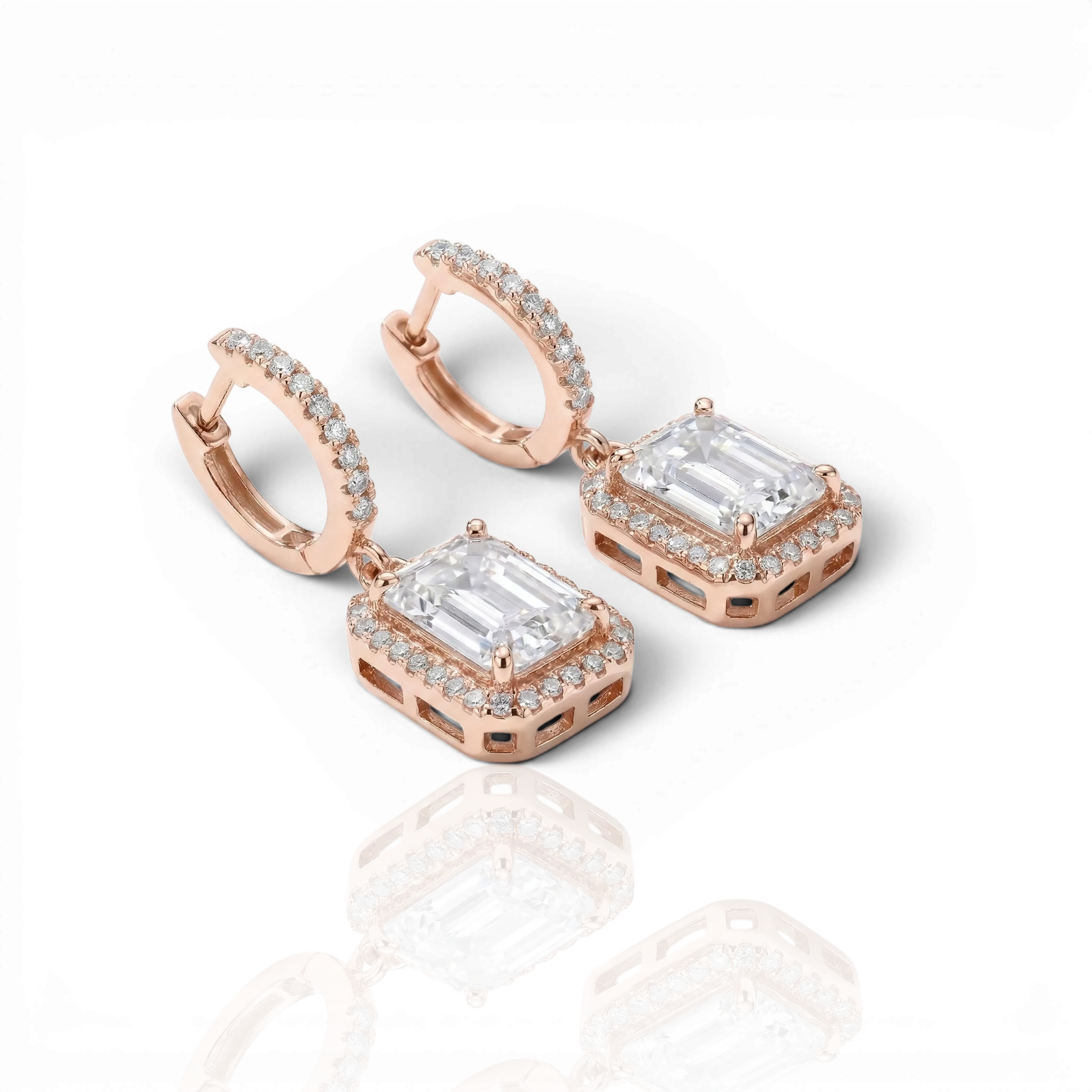 18K Rose Gold Vermeil / 2.00 CARAT