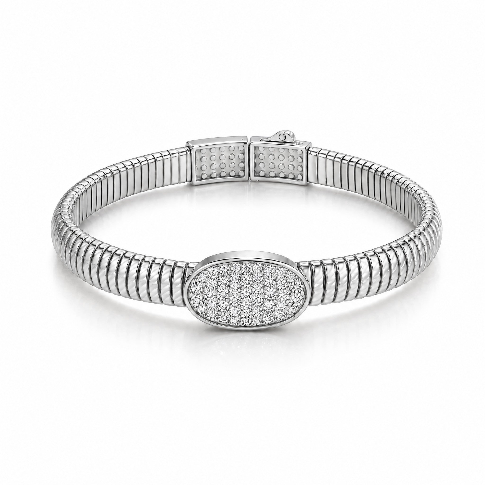 18K White Gold Vermeil
