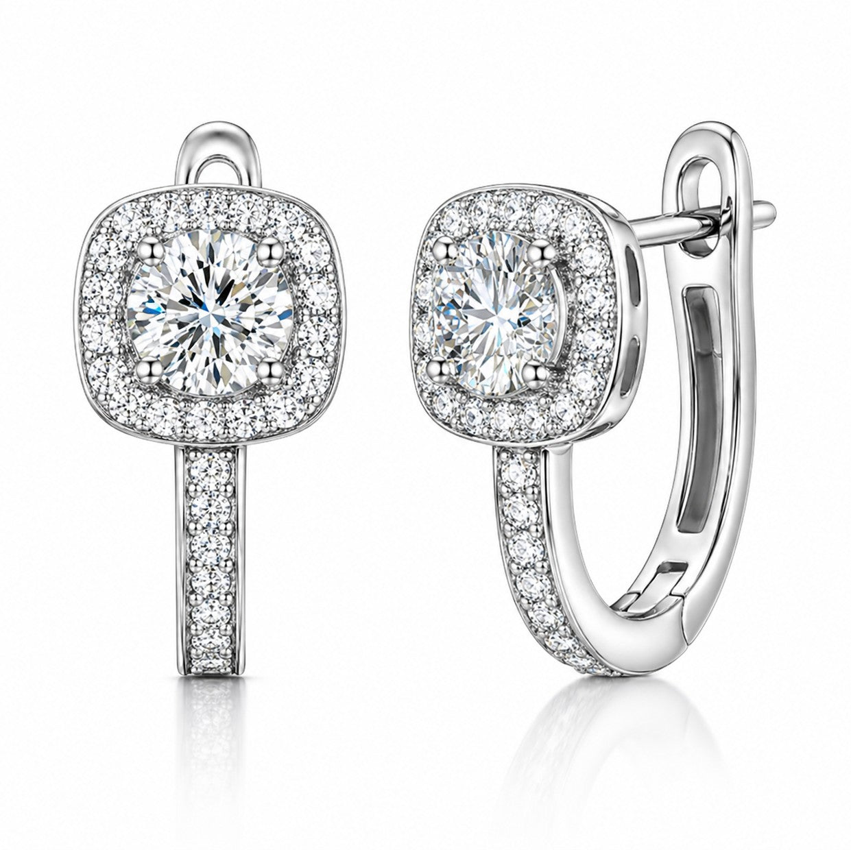 18K White Gold Vermeil