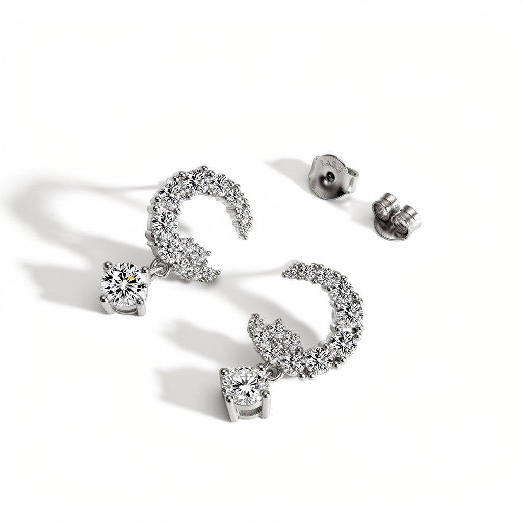18K White Gold Vermeil