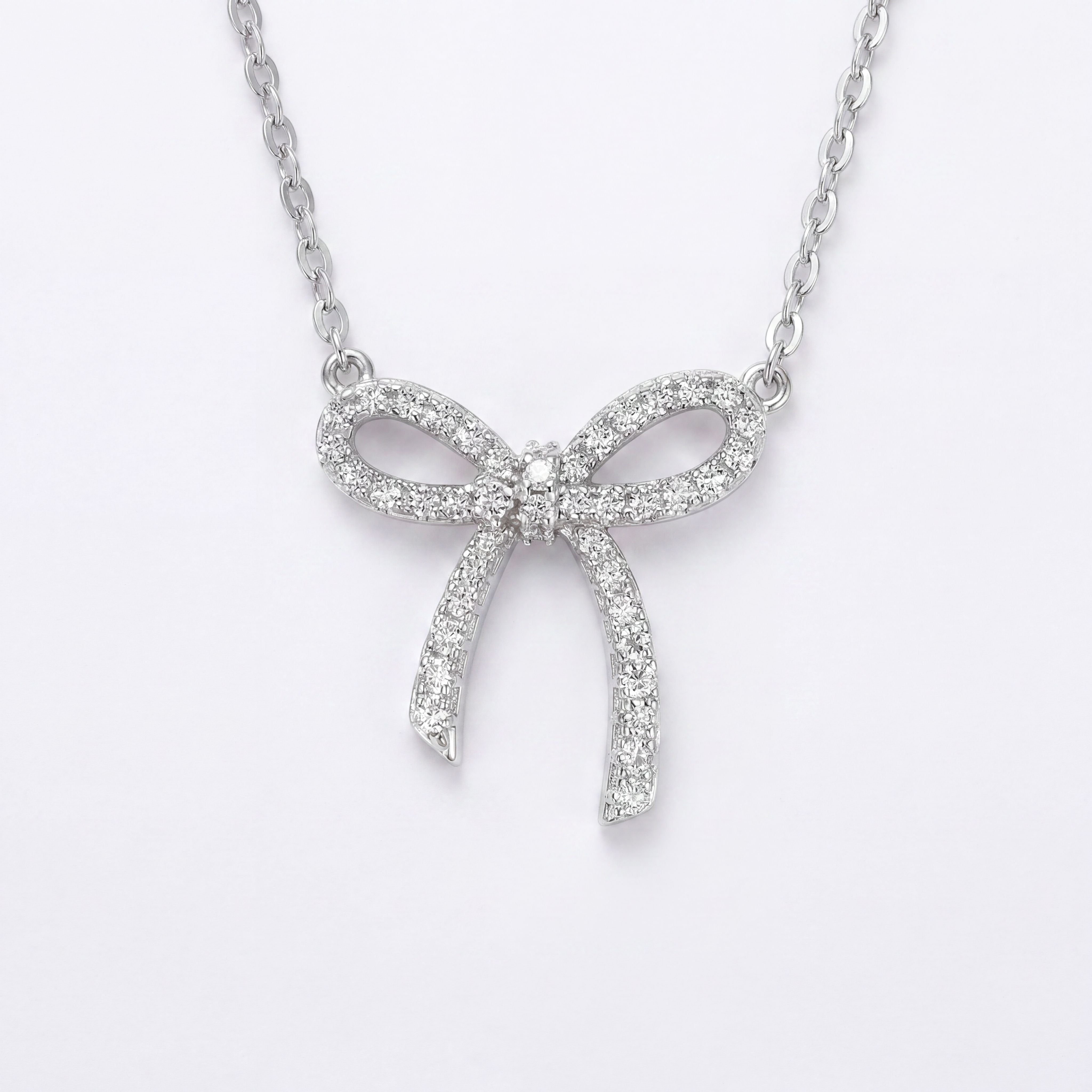 18K White Gold Vermeil