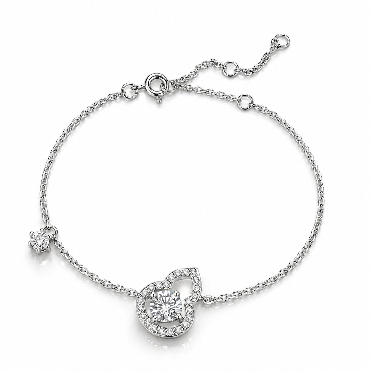 18K White Gold Vermeil