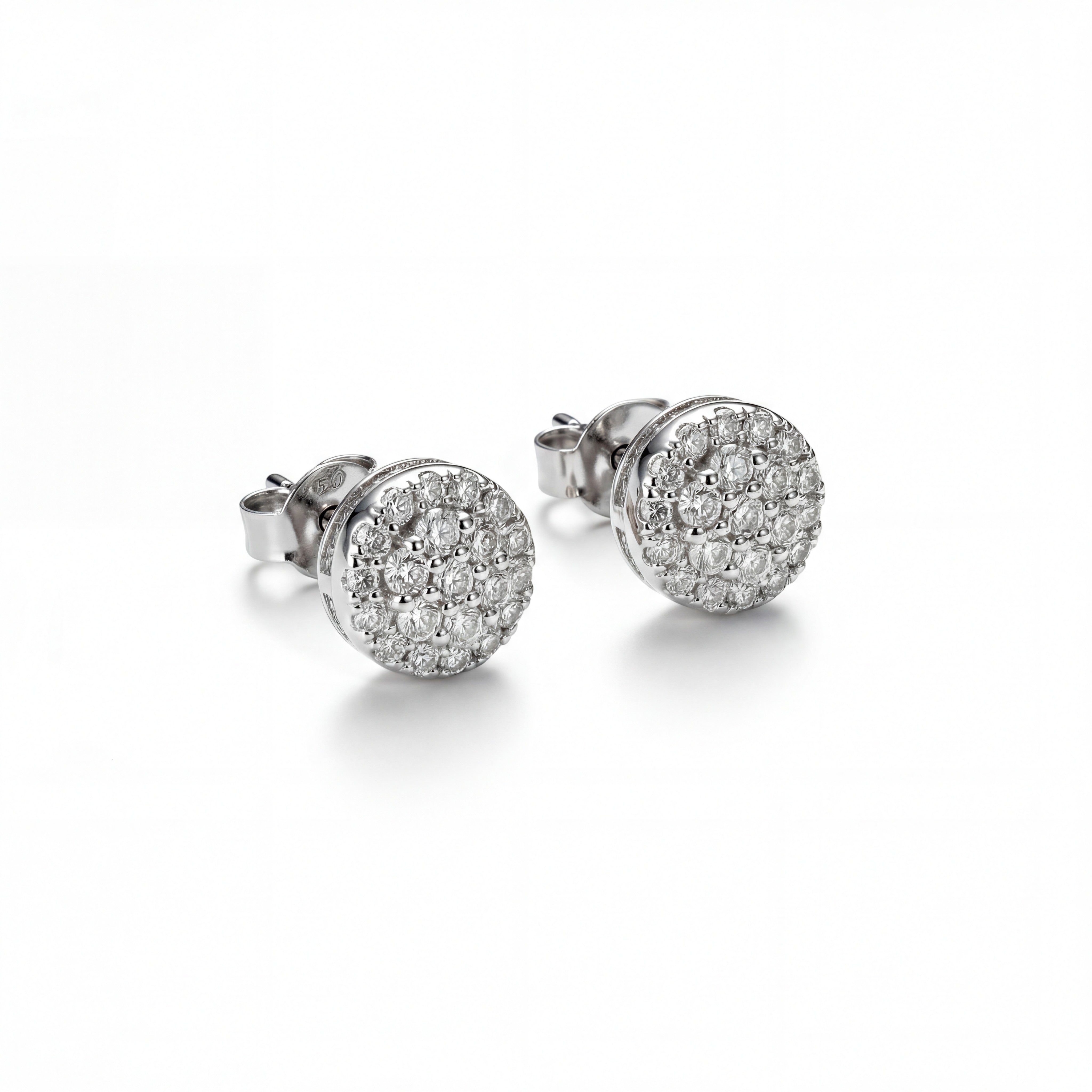 18K White Gold Vermeil