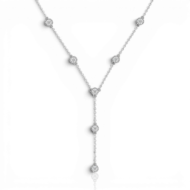 18K White Gold Vermeil