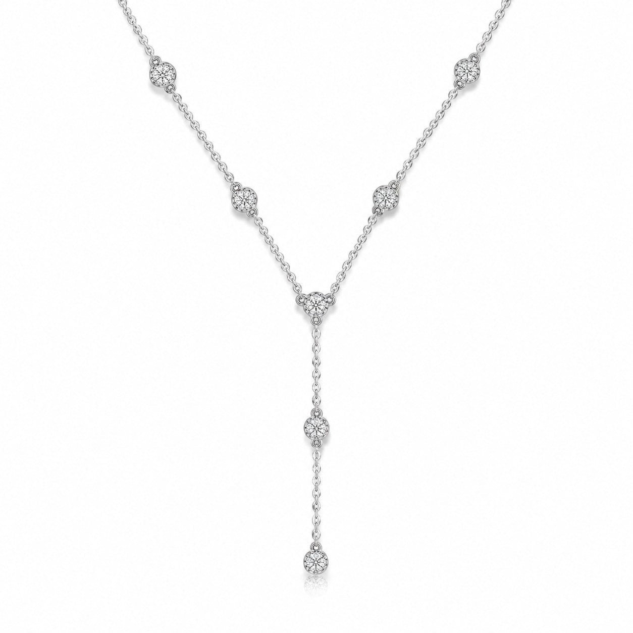 18K White Gold Vermeil