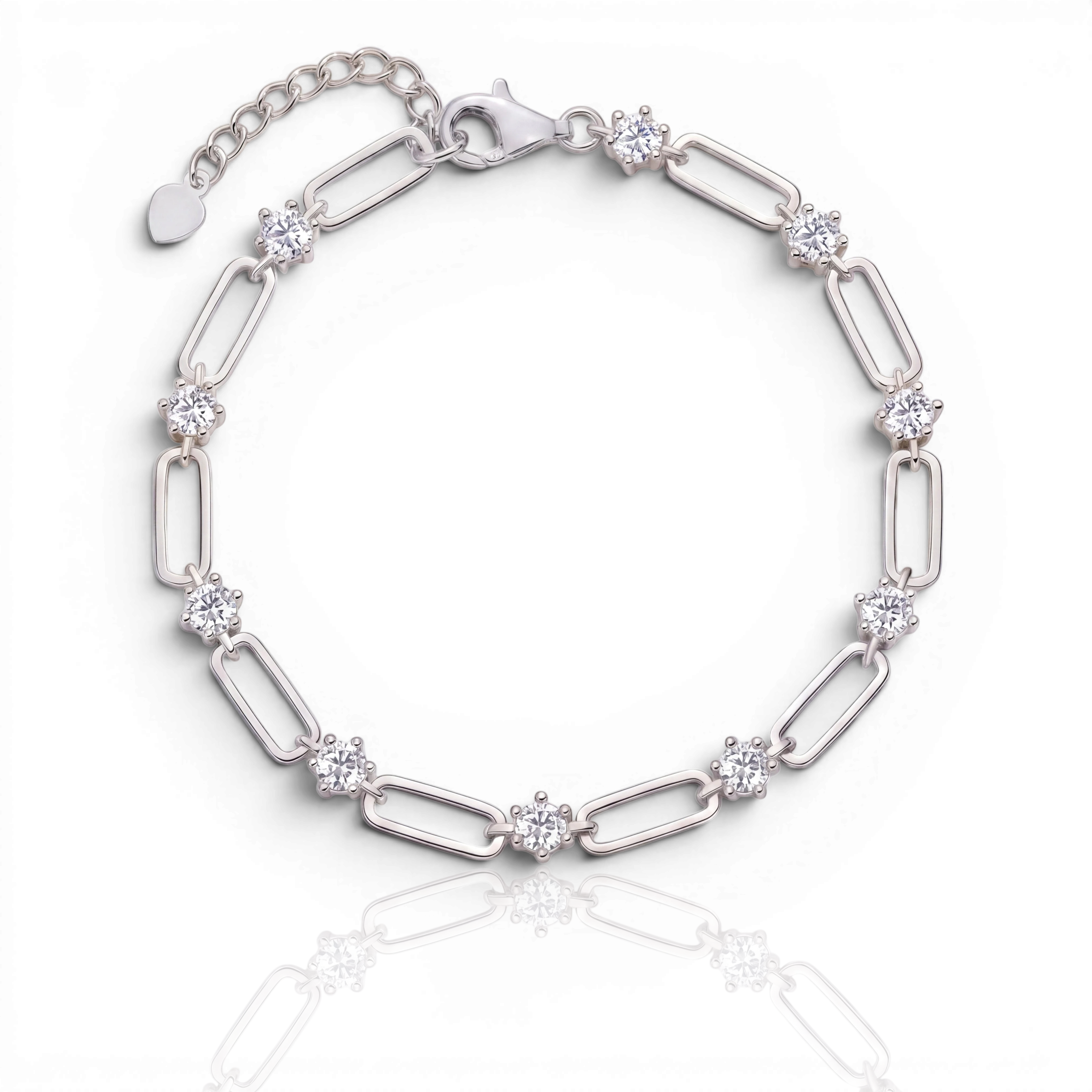 18K White Gold Vermeil