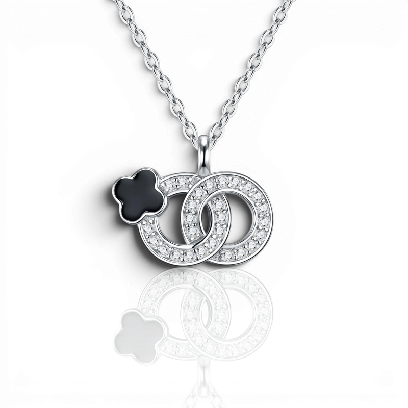 18K White Gold Vermeil