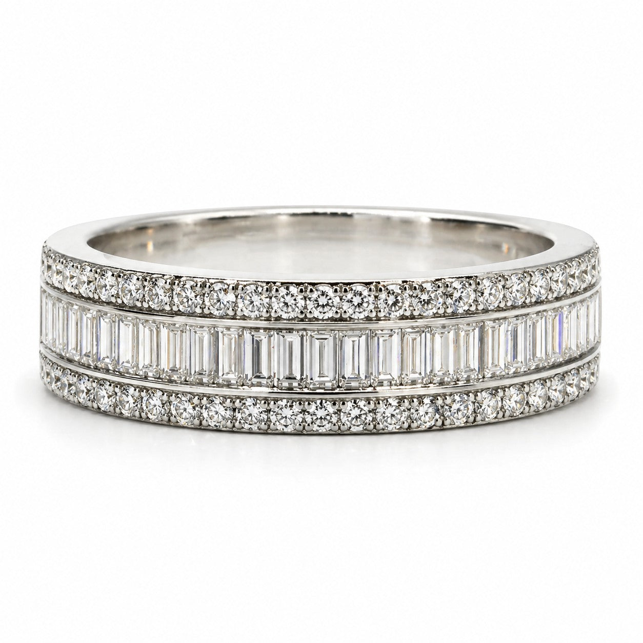 18K White Gold Vermeil