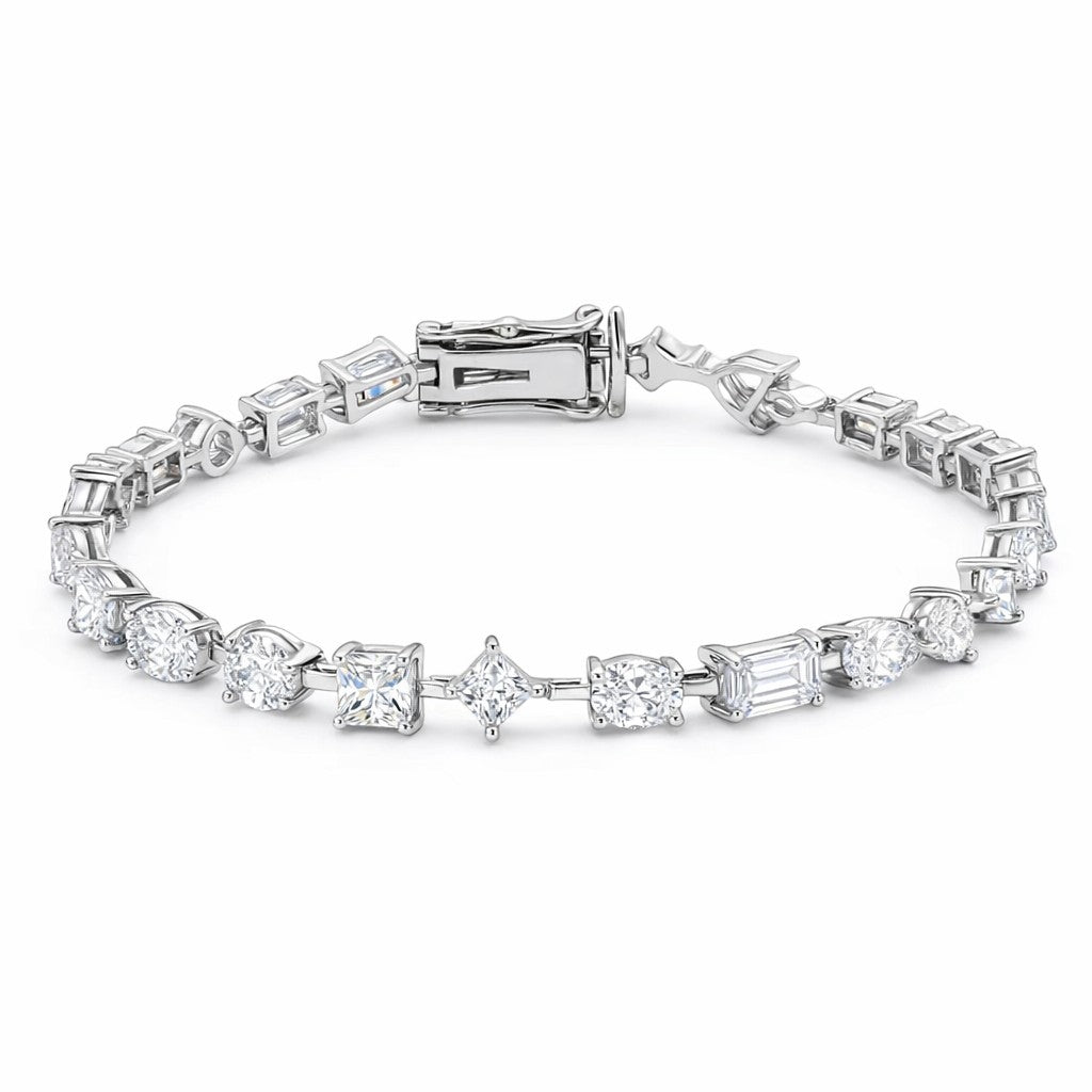 18K White Gold Vermeil