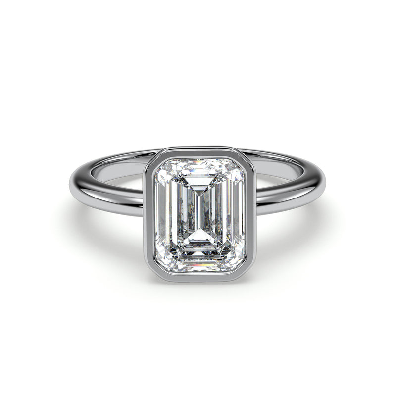 18K White Gold Vermeil