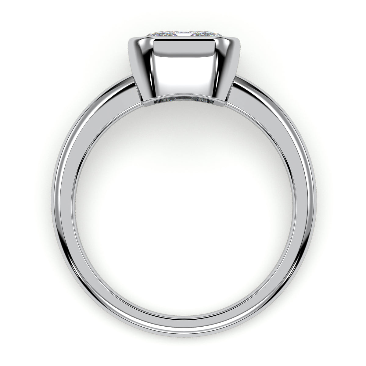 18K White Gold Vermeil