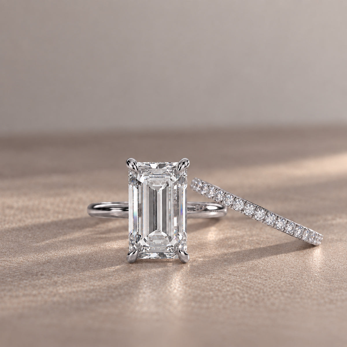 18K White Gold Vermeil