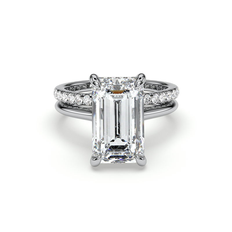 18K White Gold Vermeil