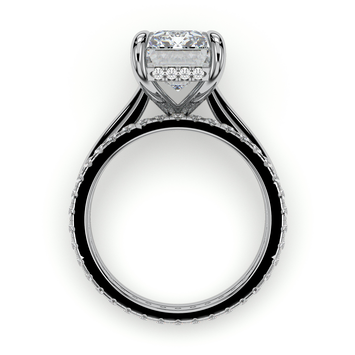 18K White Gold Vermeil