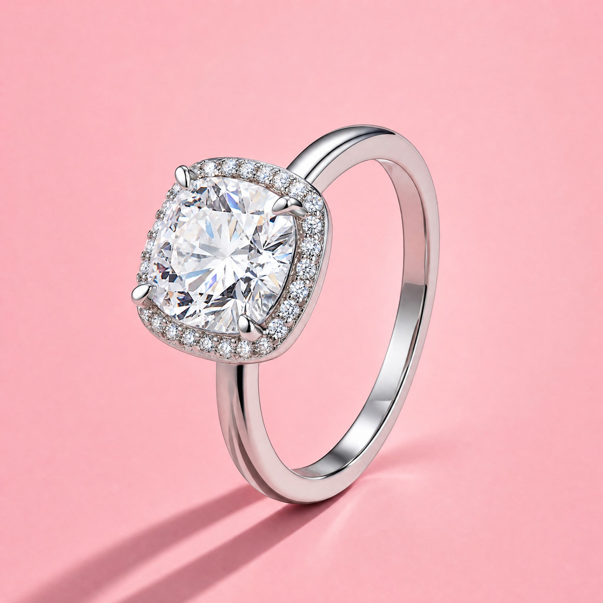 18K White Gold Vermeil