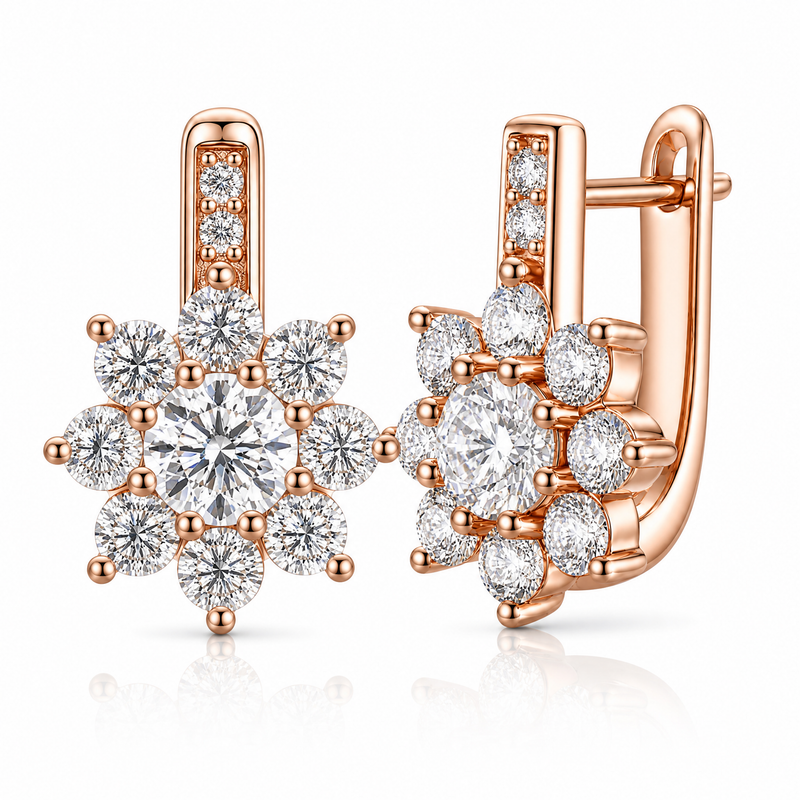 Fleur Royale Drop Earrings
