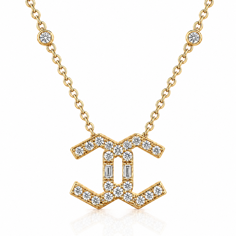 Éclat Monogram Necklace