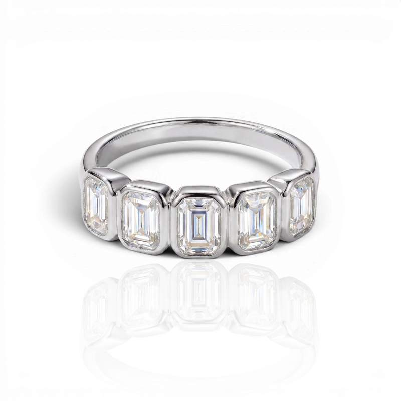 18K White Gold Vermeil