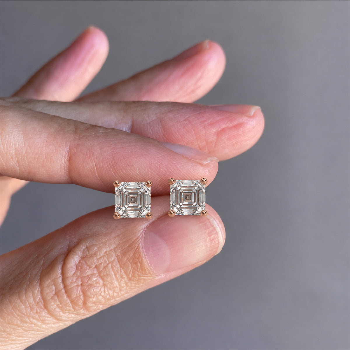 18K Rose Gold Vermeil / 1.00 CARAT