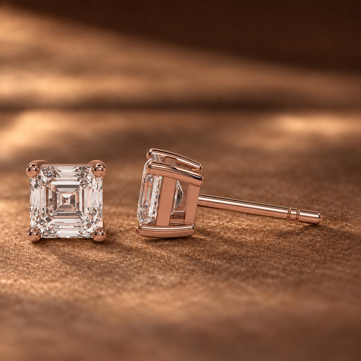 18K Rose Gold Vermeil / 1.00 CARAT