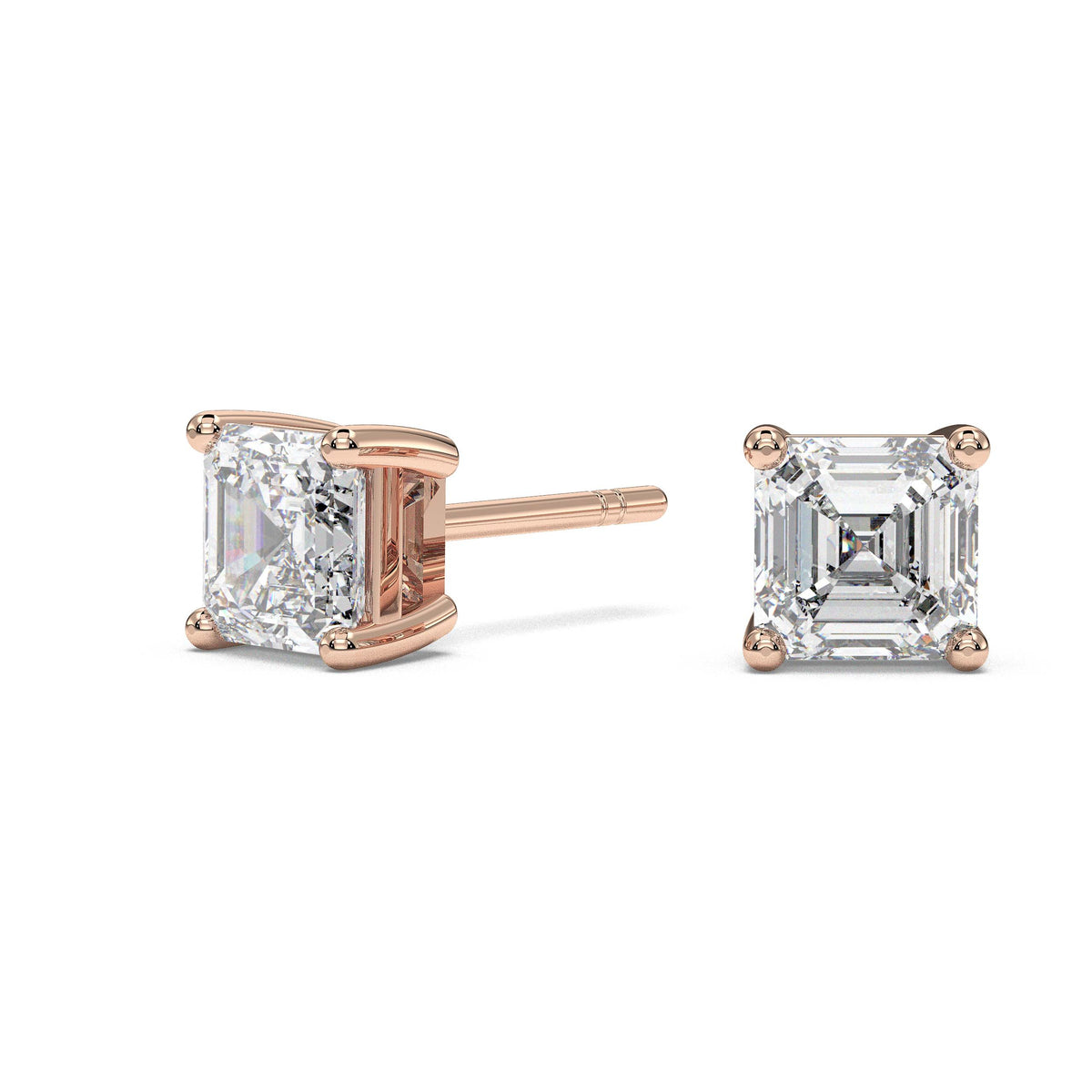 18K Rose Gold Vermeil / 1.00 CARAT