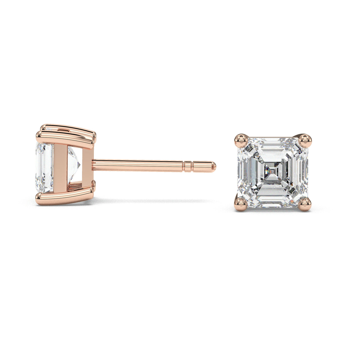 18K Rose Gold Vermeil / 1.00 CARAT