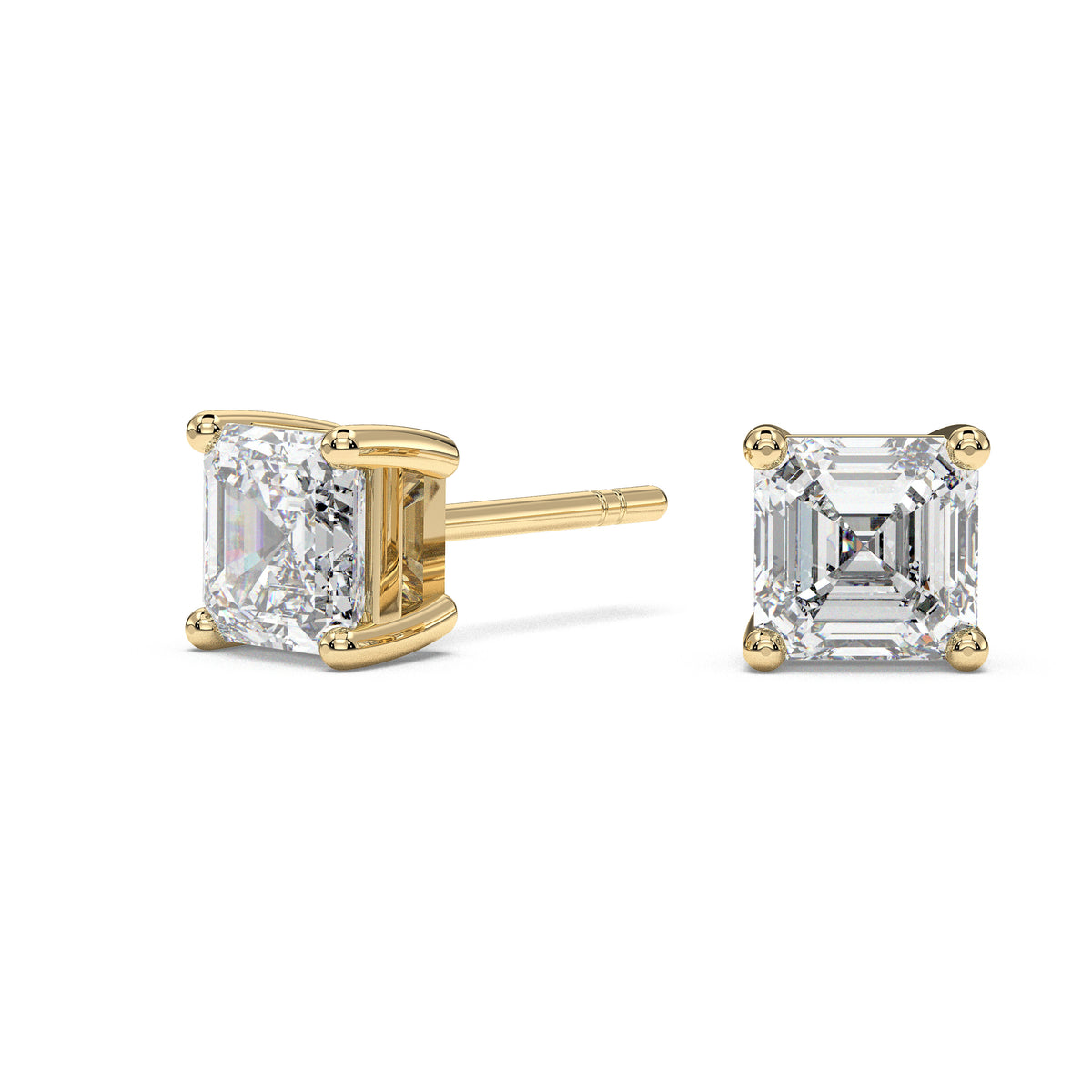 18K Yellow Gold Vermeil / 1.00 CARAT