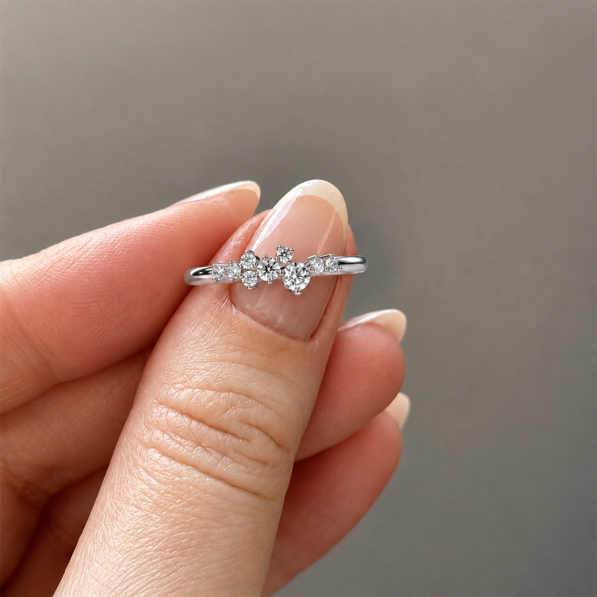 18K White Gold Vermeil