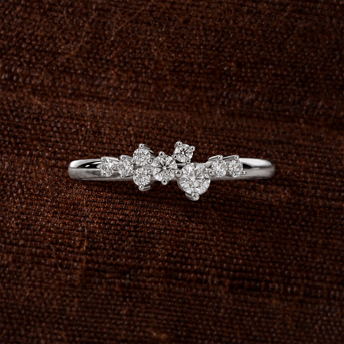 18K White Gold Vermeil