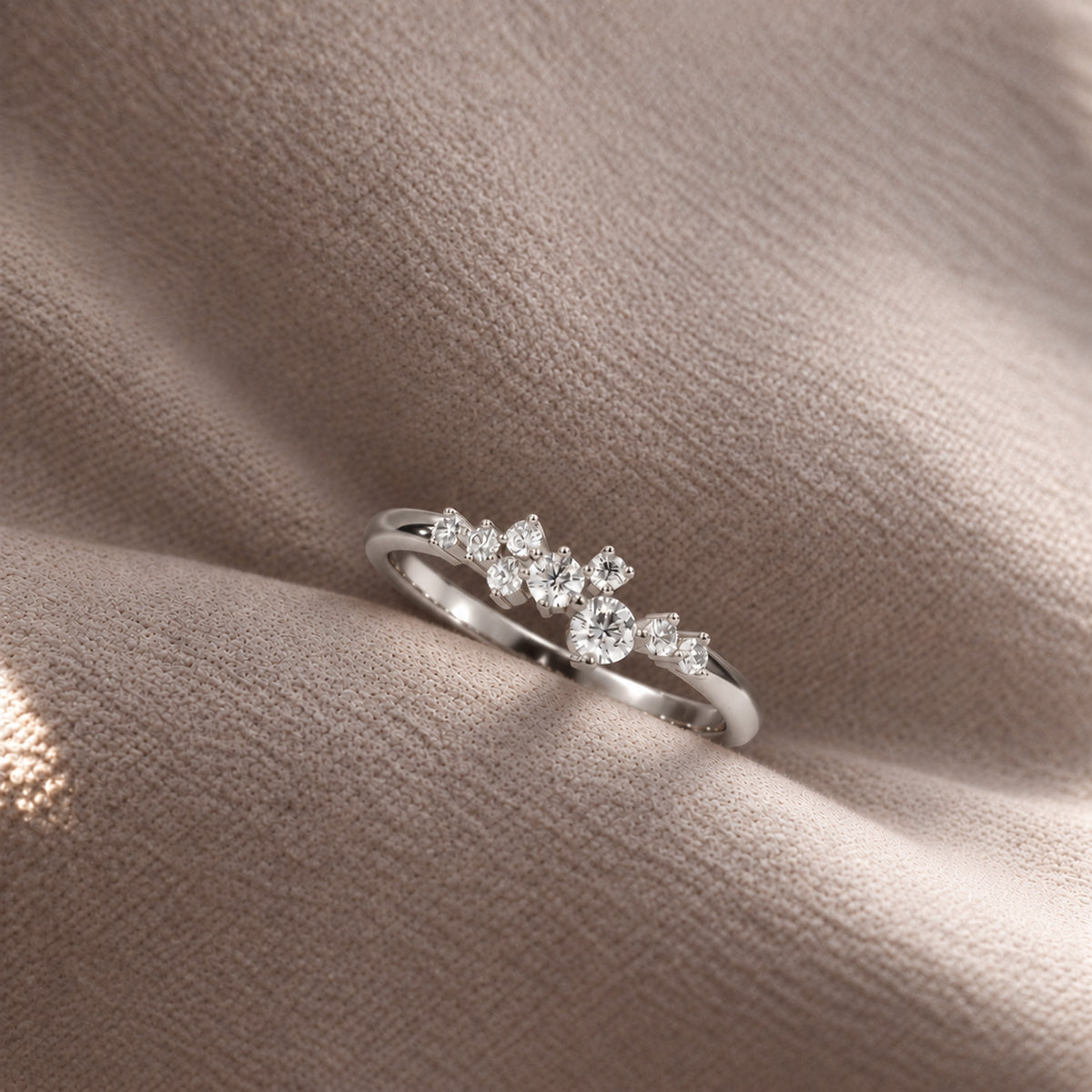 18K White Gold Vermeil