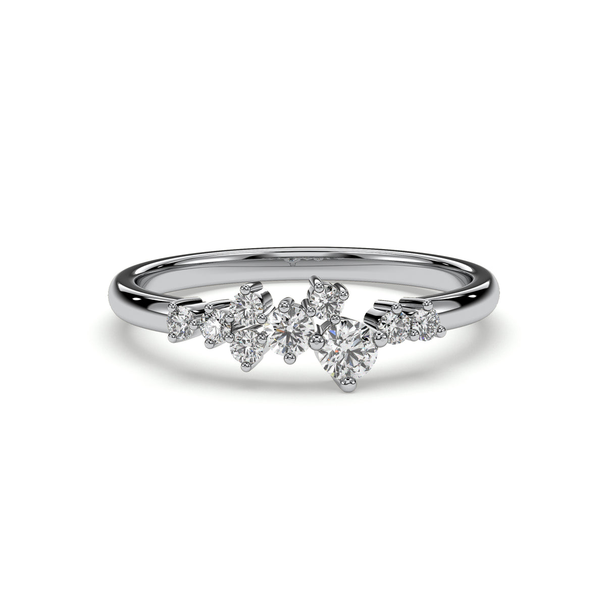 18K White Gold Vermeil