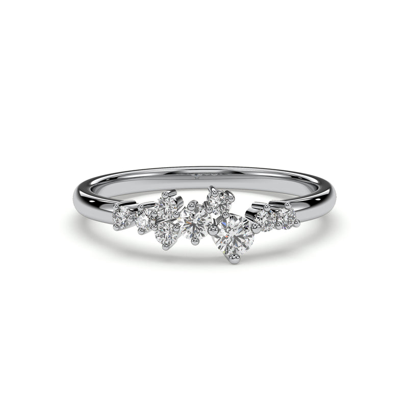 18K White Gold Vermeil