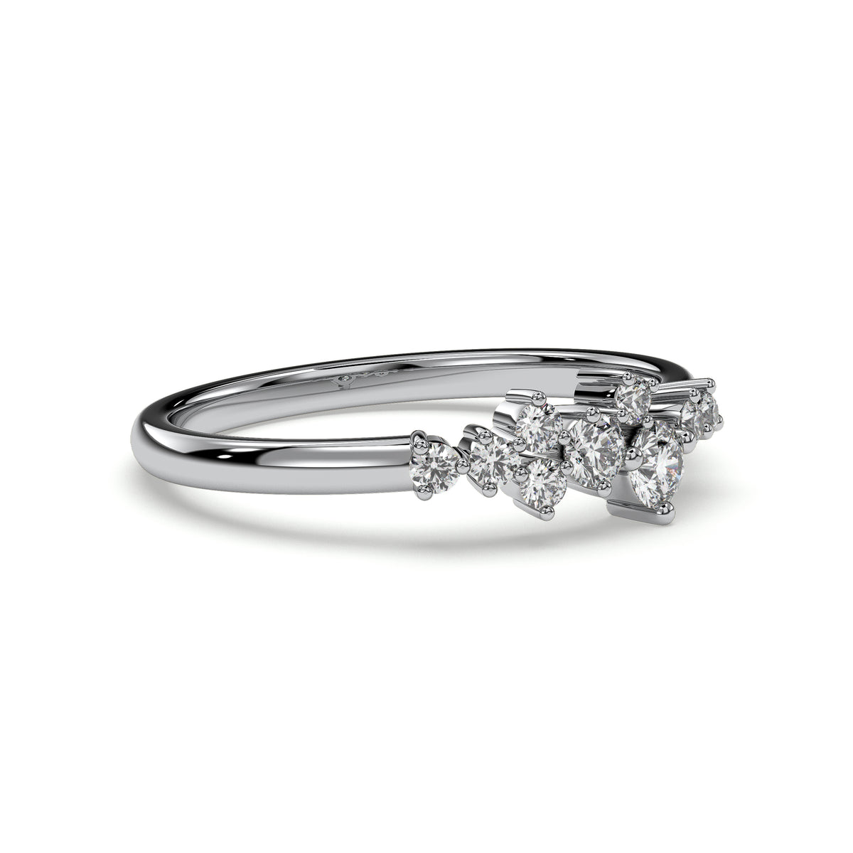 18K White Gold Vermeil