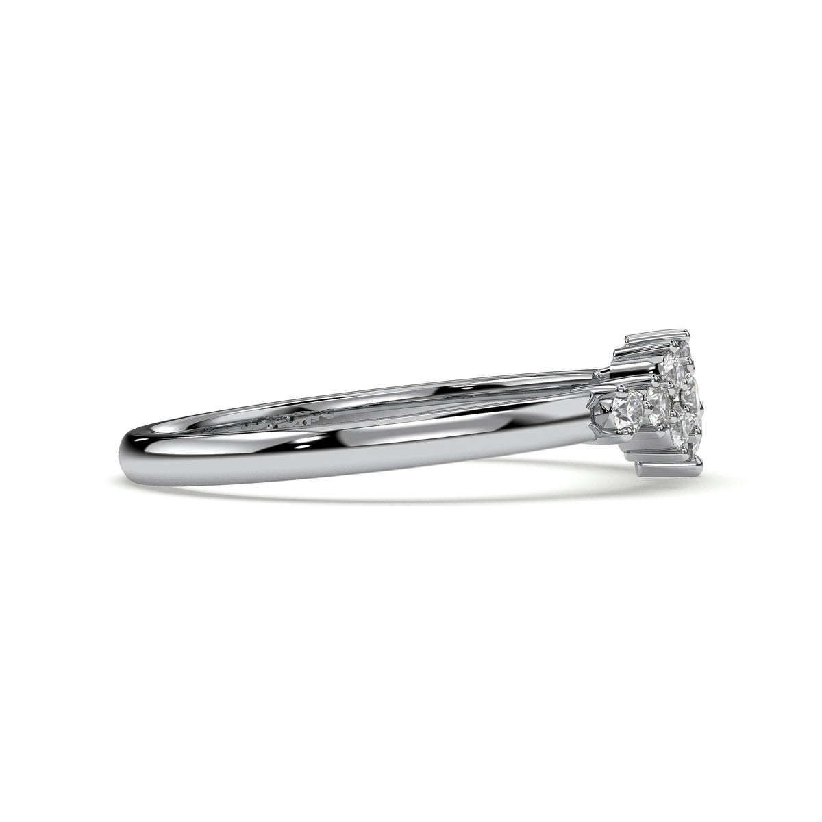 18K White Gold Vermeil