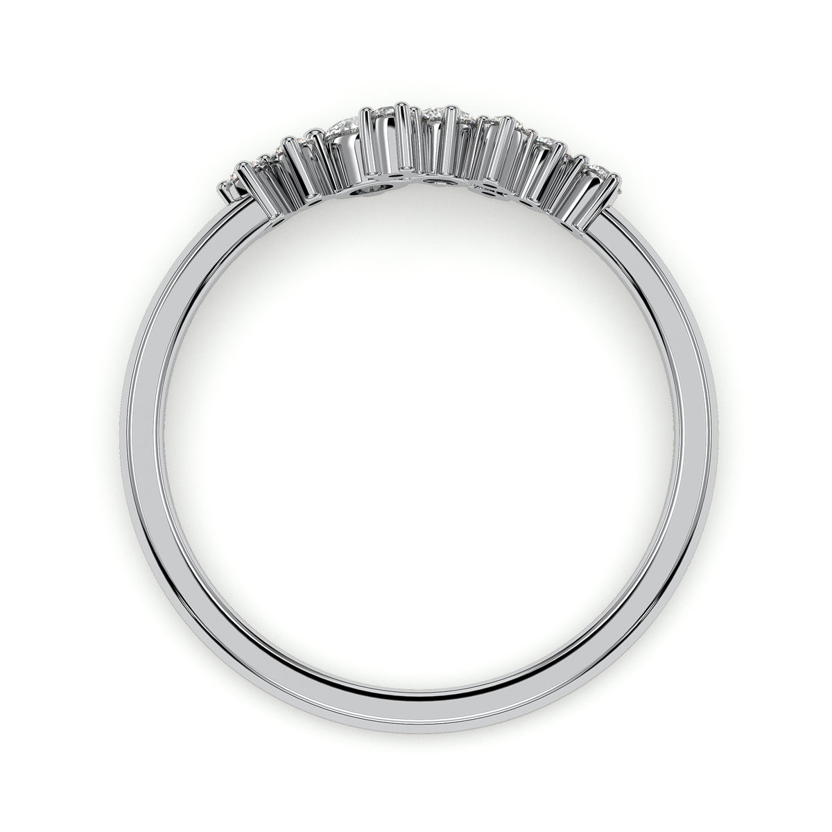 18K White Gold Vermeil