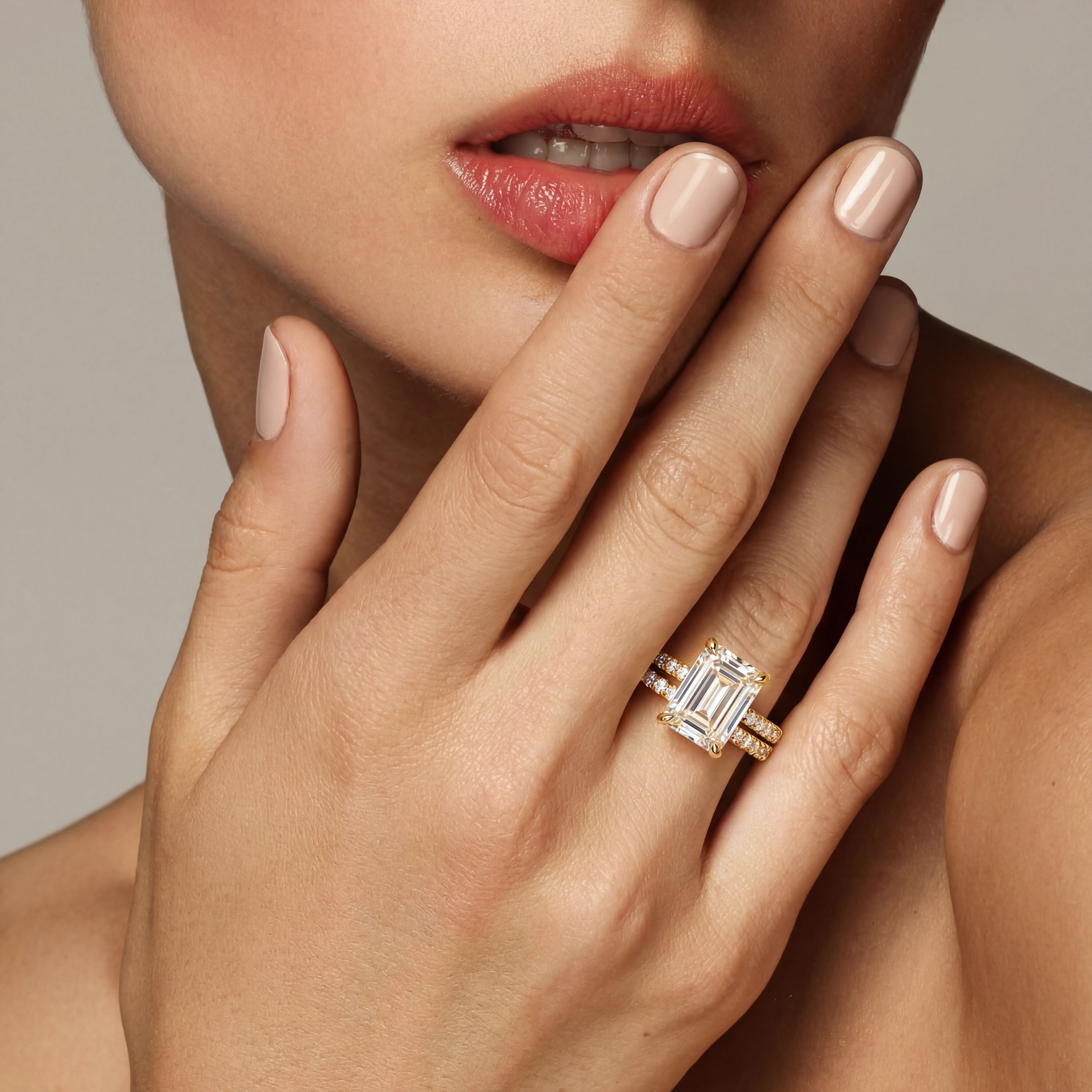 Échelon Pavé Ring Set