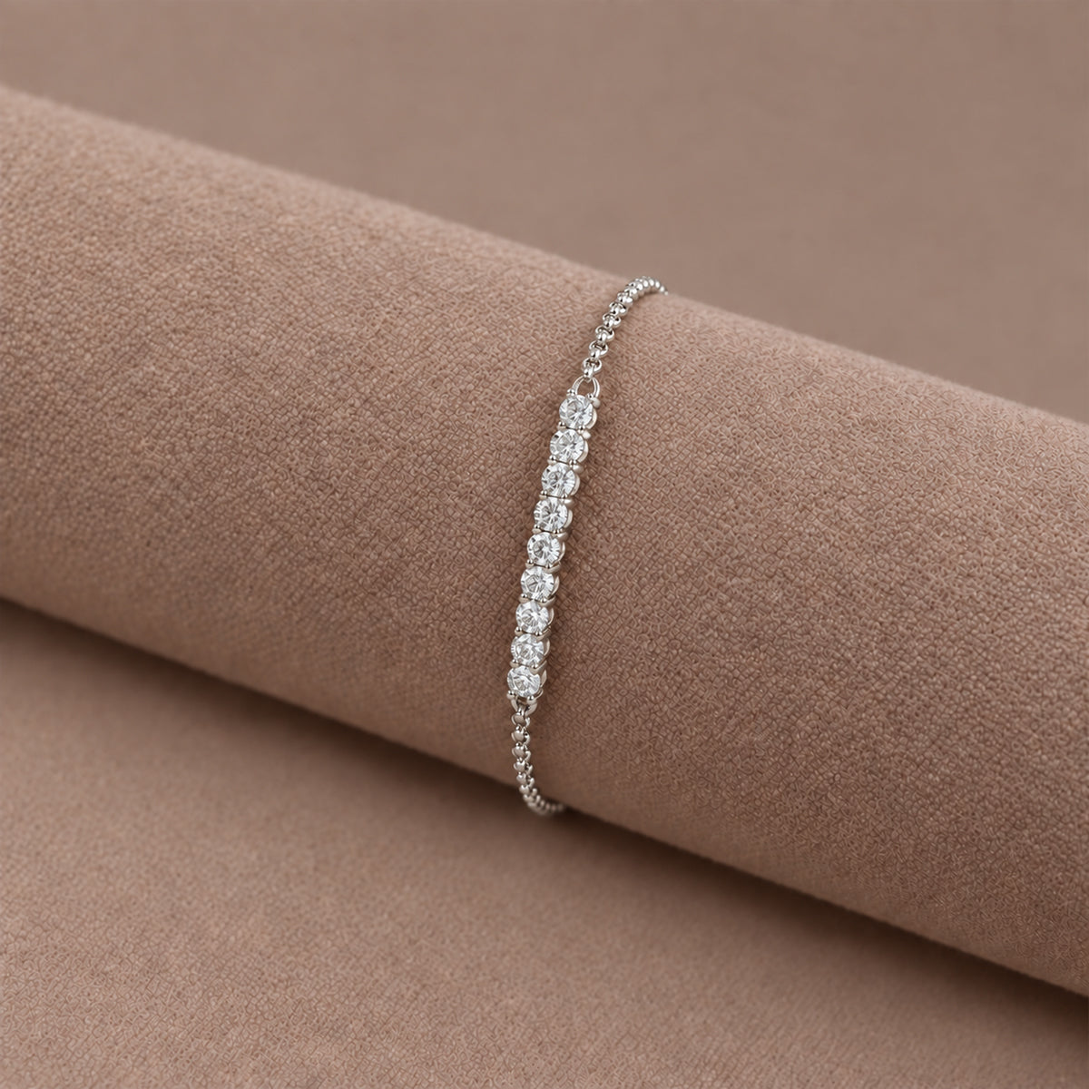 18K White Gold Vermeil