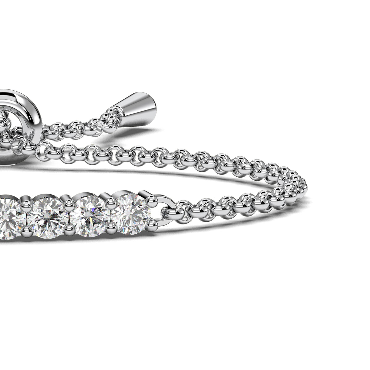 18K White Gold Vermeil
