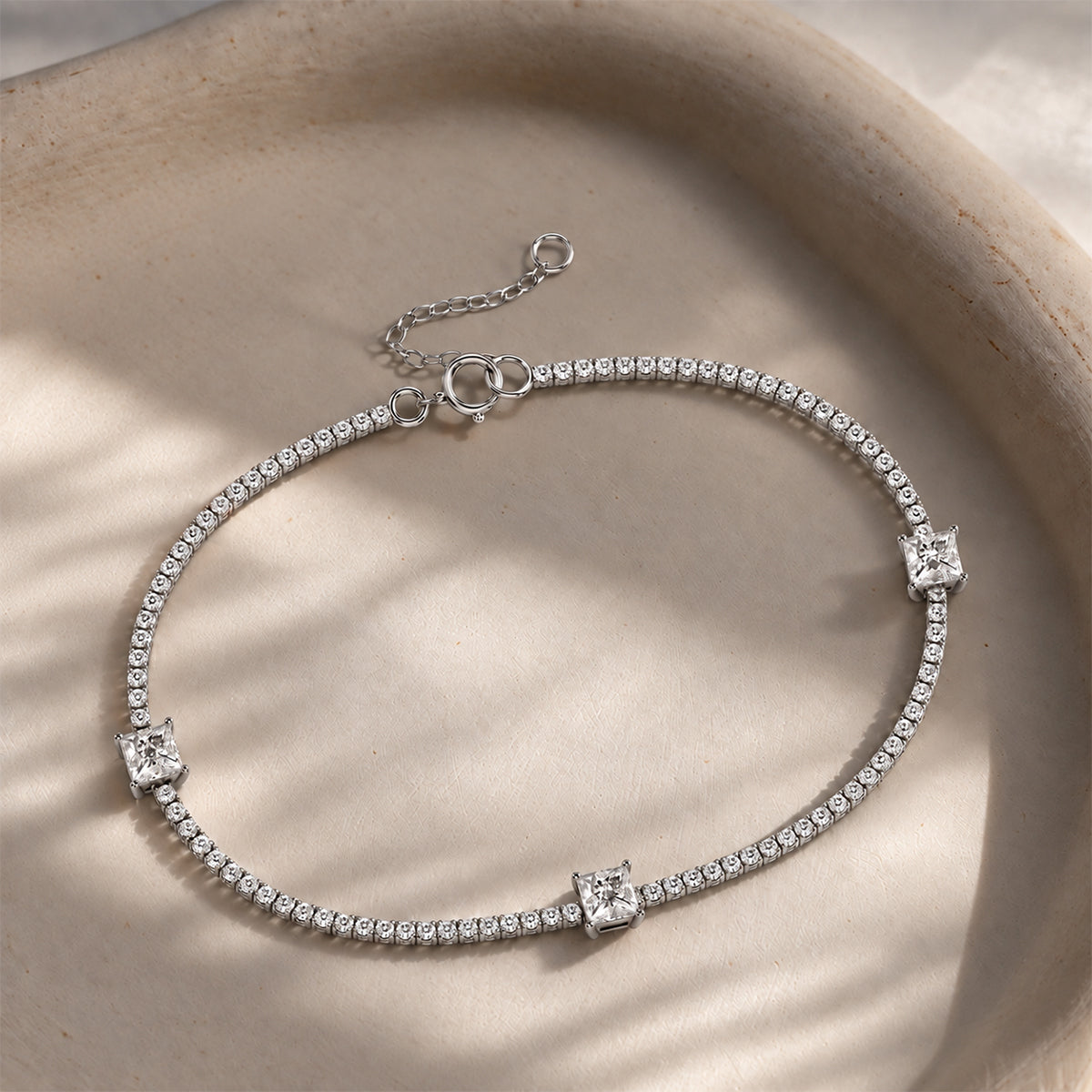 18K White Gold Vermeil