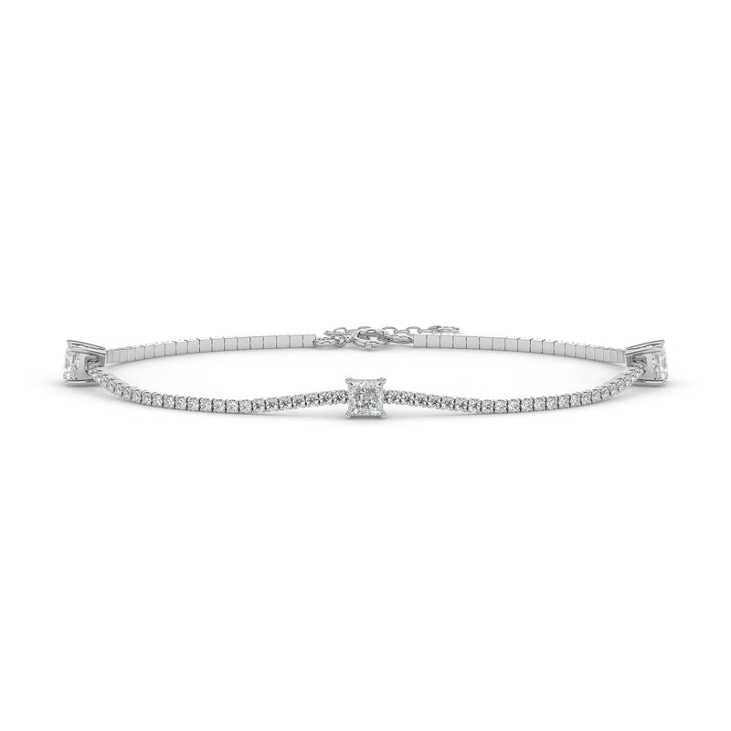 18K White Gold Vermeil