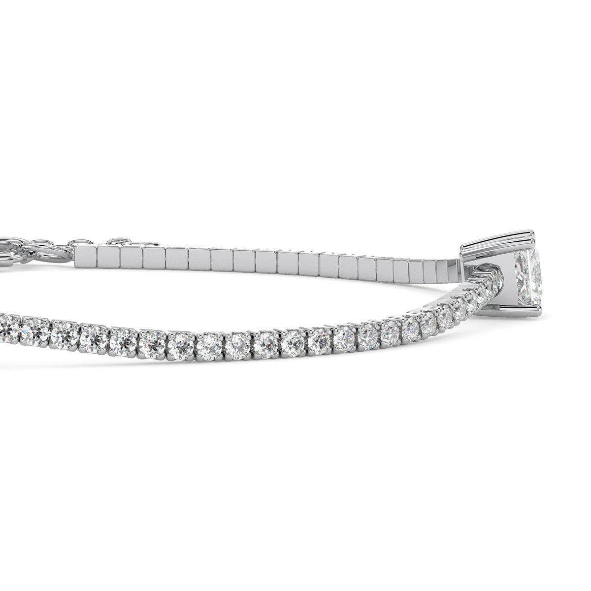 18K White Gold Vermeil