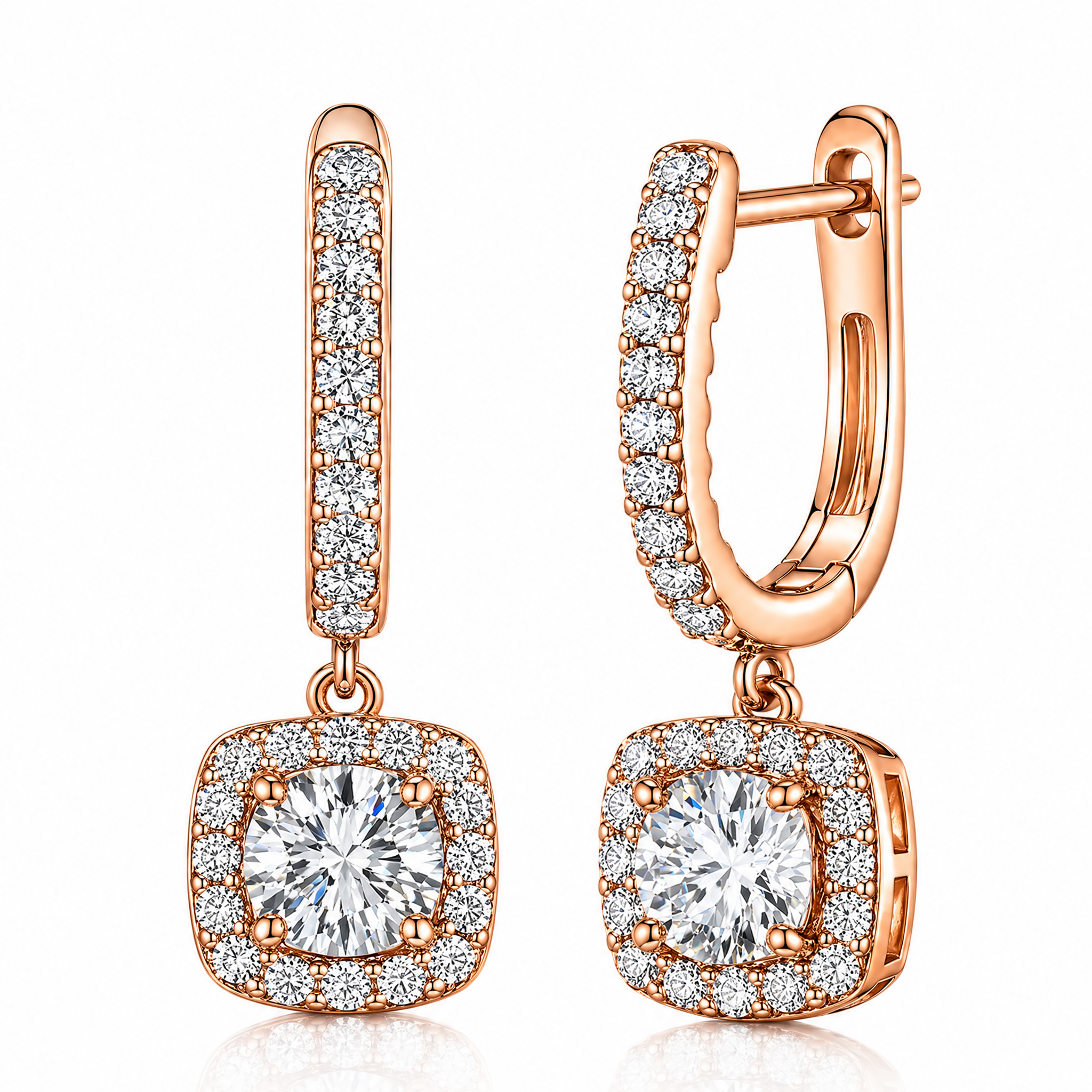 Lumière Halo Drop Earrings