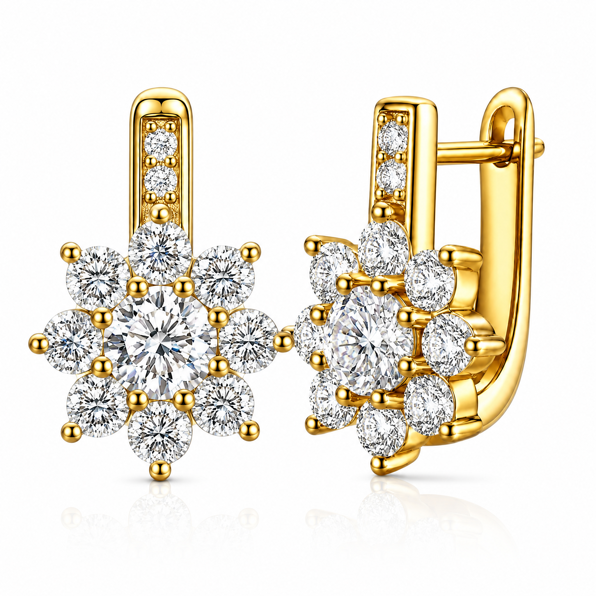 Fleur Royale Drop Earrings