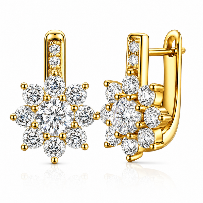 Fleur Royale Drop Earrings